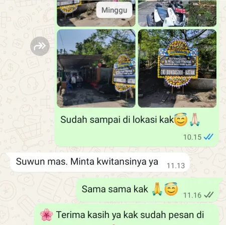 Pengiriman Papan Bunga Duka Gununggede Panggarangan