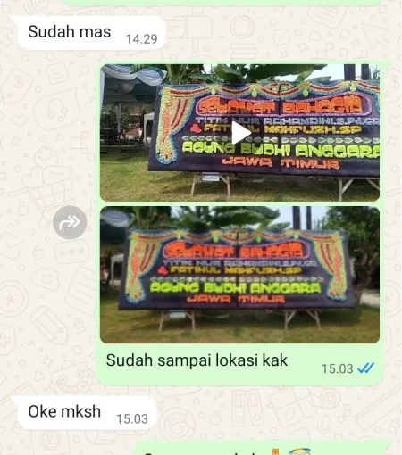 Pengiriman Papan Bunga Gununggede Panggarangan